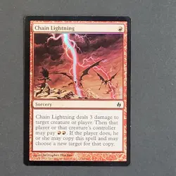 MTG - Chain Lightning - Premium Deck Series: Fire and Lightning - NM, Magic Foil - Image 1