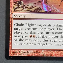 MTG - Chain Lightning - Premium Deck Series: Fire and Lightning - NM, Magic Foil - Image 3