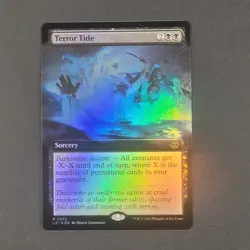 MTG - Terror Tide - Lost Caverns of Ixalan - NM - Extended Art - Foil - Magic - Image 2
