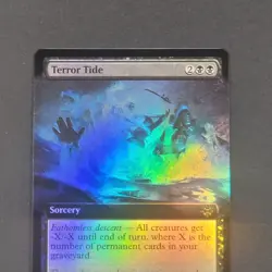 MTG - Terror Tide - Lost Caverns of Ixalan - NM - Extended Art - Foil - Magic - Image 5