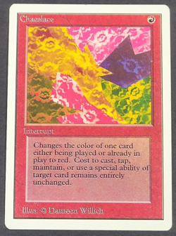 MTG - Chaoslace - Unlimited Edition - MP - Vintage - Magic The Gathering - SGC3 - Image 1