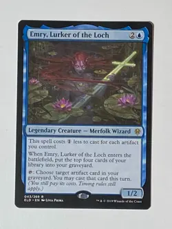 MTG - Emry, Lurker of the Loch - Throne of Eldraine - NM - Rare Blue Magic 2019 - Image 2