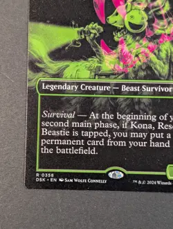 MTG - 1x Kona Rescue Beastie - Duskmourn - NM/LP, Showcase Anime 358 - Image 3
