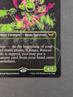 MTG - 1x Kona Rescue Beastie - Duskmourn - NM/LP, Showcase Anime 358 - Image 4
