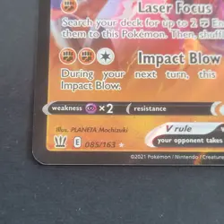 Pokemon TCG - 2x Single Strike Urshifu V - NM - Full Art - Battle Styles - 2021 - Image 5