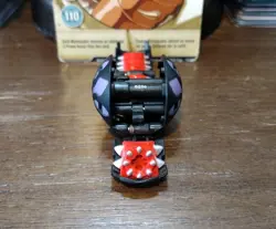 Bakugan Darkus Wormquake 620G Black Battle Brawlers W/ Card! - Image 2