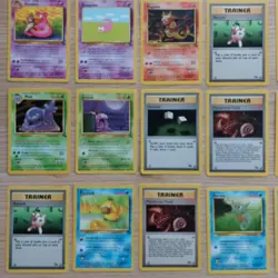 Pokemon TCG, Fossil Set, 8 Random card Lot - Common, Uncommon, Rare -Vintage LP - Image 1