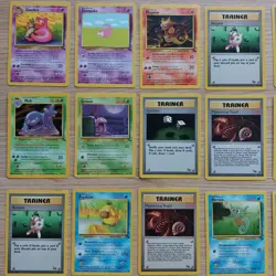 Pokemon TCG, Fossil Set, 8 Random card Lot - Common, Uncommon, Rare -Vintage LP - Image 2