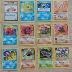 Pokemon TCG, Fossil Set, 8 Random card Lot - Common, Uncommon, Rare -Vintage LP - Image 3