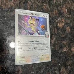 Team Rockets Meowth Sv10 149/182 Reverse Holo Pokemon Trading Card Game | NM - Image 3