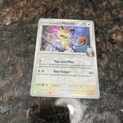 Team Rockets Meowth Sv10 149/182 Reverse Holo Pokemon Trading Card Game | NM - Image 4