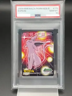 PSA 10 Espeon Bandai Pokemon Kids Mini Advanced Generation #176 2006 - Image 1