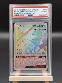 PSA 8 NECROZMA CRINIERE DU COUCHANT GX - POKEMON 163/156 SL5 ULTRA PRISME - Image 1