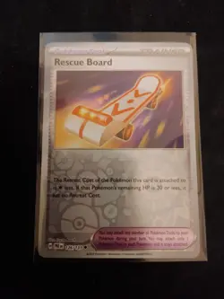Rescue Board 126/131 Reverse Holo Prismatic Evolutions Pokemon TCG NM - Image 1