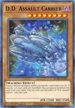 D.D. Assault Carrier BODE-EN082 Yu-Gi-Oh! Card NM 1st Edition - Image 1