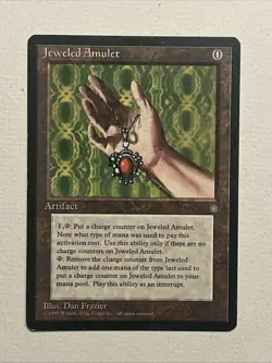 Jeweled Amulet - MTG Ice Age + Free Bonus Magic The Gathering Cards - Image 1
