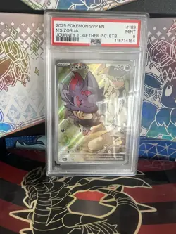 N's Zorua 189 Sv: Scarlet & Violet Promo Cards Holo PSA 9 - Image 1
