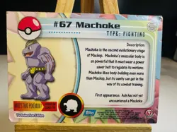 Machoke #67 Black Label - 1999 Pokemon Topps TV Animation Series Pokemon Card - Image 4