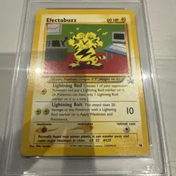 (PSA 6) Electabuzz #46 Black Star Promo Pokemon League Pokemon Card Mint WOTC 46 - Image 3