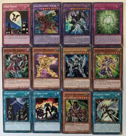 YuGiOh 12 Card Elemental HERO and Related Card Set/Lot - Image 1