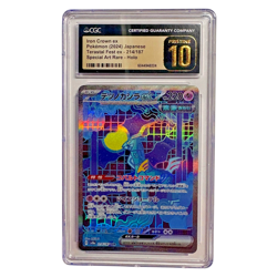 CGC 10 PRISTINE Iron Crown Ex 214/187 SPECIAL ART RARE HOLO Pokemon Card 171 - Image 1