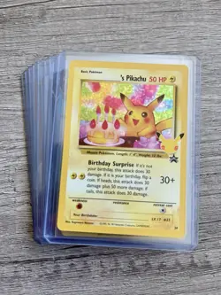 Birthday Pikachu Promo 24 Pokemon Celebrations Classic Collection NM 9 Card Lot! - Image 1