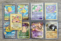 Birthday Pikachu Promo 24 Pokemon Celebrations Classic Collection NM 9 Card Lot! - Image 2