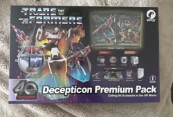 Transformers 40th Anniversary Decepticon Premium Pack AR Card Game - Image 1