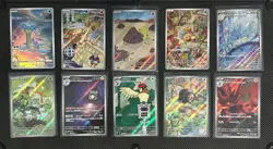 Pokemon Japanese AR (Art Rare) 10 Card Lot. Various Sets NM/M All Cards Shown - Image 1