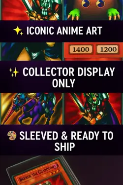 Magician of Black Chaos - Anime Edition Yu-Gi-Oh! Card | Collector Display - Image 3