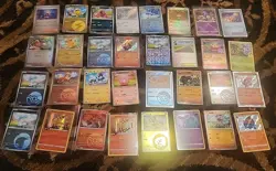 LOT OF BABY SHINY POKEMON, MASTERBALL, AND POKEBALL CARDS - Image 1