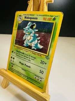 Nidoqueen 7/64 [HP/Damaged] [Jungle] (1999) Rare Holo - Pokemon Card - Image 3