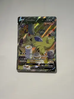 Pokemon Tyranitar V TCG Trading Card Battle Styles Ungraded - Image 1
