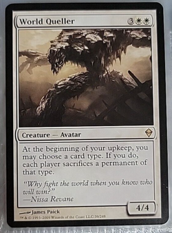 MTG World Queller - Zendikar Card # 39 - Image 1