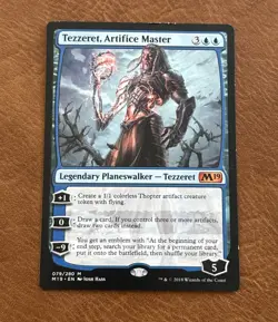 Tezzeret, Artifice Master #079/280 MTG The List - Core Set 2019 Mythic - Image 1