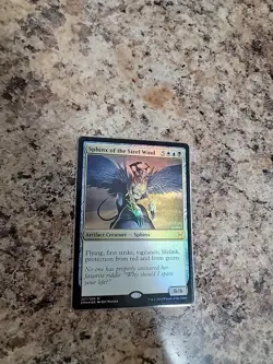 MTG ~ Magic The Gathering FOIL Sphinx of the Steel Wind ~ Eternal Masters NM - Image 2