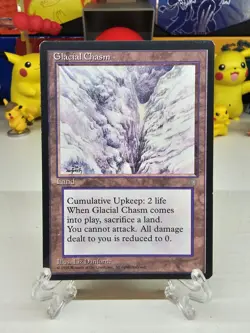 Glacial Chasm | Ice Age | Magic the Gathering | Moderately Played - Image 1