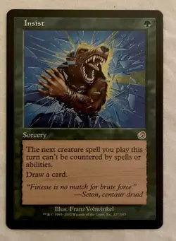 1x Torment - Insist - MTG - Magic the Gathering - LP - Image 1