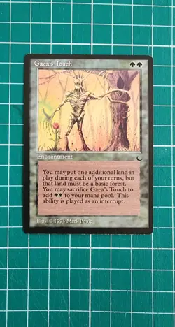 Magic The Gathering (MTG) - Gaea’s Touch - The Dark (Green) (Forest) NM - LP - Image 1