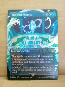 The Water Crystal Extended Final Fantasy Foil (Mint Pack Fresh!! - Image 1