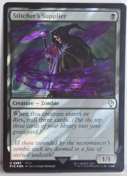 Stitcher's Supplier [New, Near Mint] *Surge Foil* {Final Fantasy MTG} - Image 1