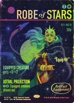 MTG - Robe of Stars - Borderless Foil - EOE Special Guests - Magic - Image 1