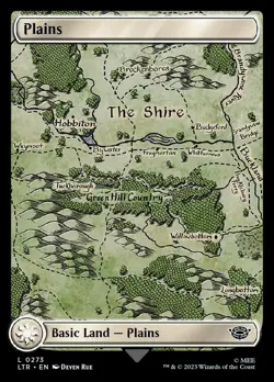 4 x Plains #0273: MtG Magic the Gathering LOTR Tales of Middle Earth Basic Land - Image 1