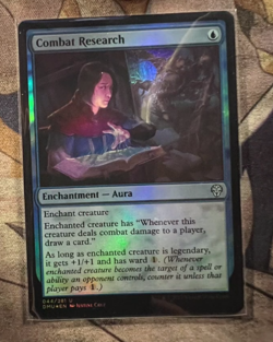 Combat Research (FOIL) X 1 Uncommon Dominaria United Magic the Gathering MTG - Image 1