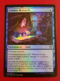 1x Combat Research | FOIL | Dominaria United | MTG Magic Cards - Image 1