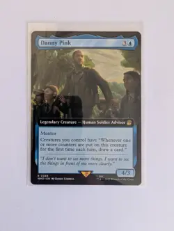 MtG Doctor Who Danny Pink Extended Art Magic Gathering R 0356 - Image 1