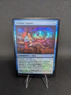 MTG Curious Inquiry Foil 51 Murders At Karlov Manor Magic - Image 1
