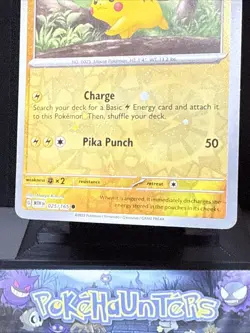 Pokemon Card Pikachu 025/165 Costco Exclusive Cosmos Foil Promo Cosmo NM - Image 2