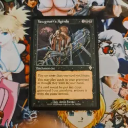 MTG Yawgmoths Agenda 🟡 🇬🇧 Invasion Nm Magic the Gathering 2000 Rare Card Og - Image 2