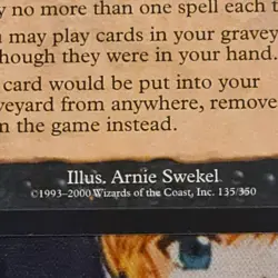 MTG Yawgmoths Agenda 🟡 🇬🇧 Invasion Nm Magic the Gathering 2000 Rare Card Og - Image 3